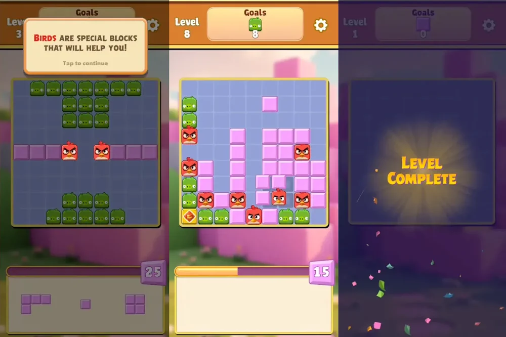 Angry Birds Block Quest - Soft launch for Android in the US