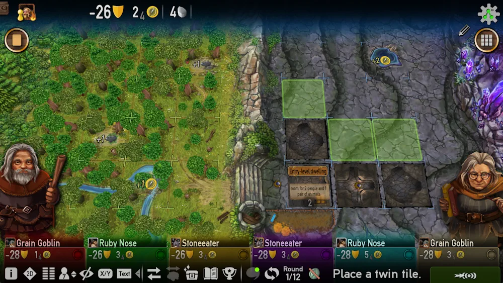 Caverna - Classic Board Game available on Android and iOS
