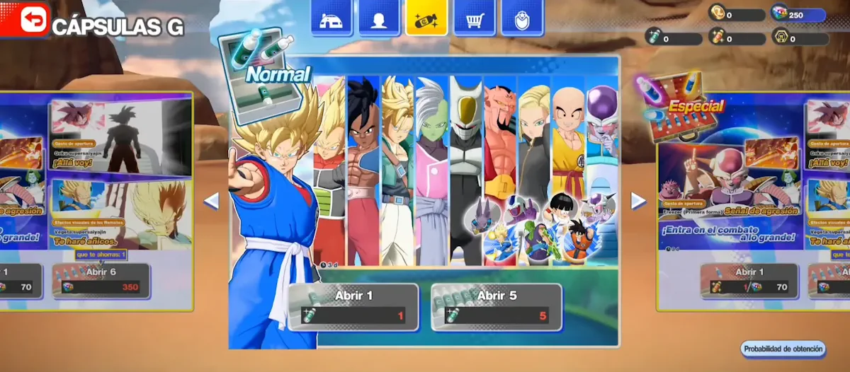 DRAGON BALL GEKISHIN SQUADRA — screenshot 2