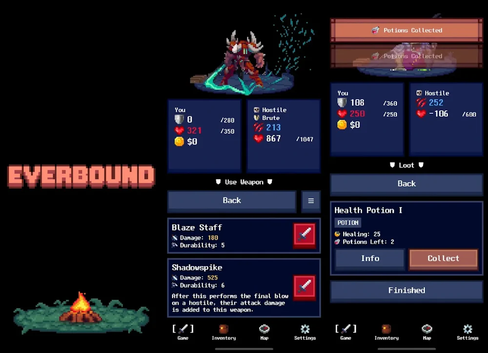 Everbound RPG is now available on iOS
