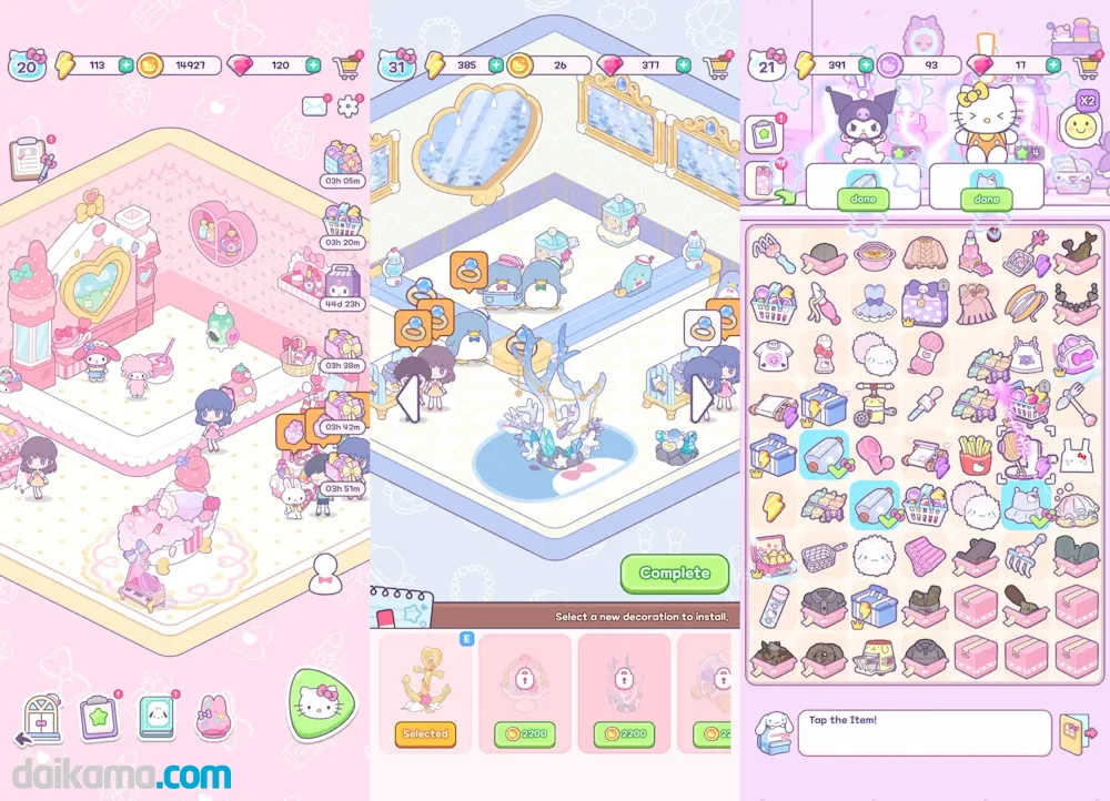 Hello Kitty My Dream Store - More puzzles and cuteness in this new mobile game