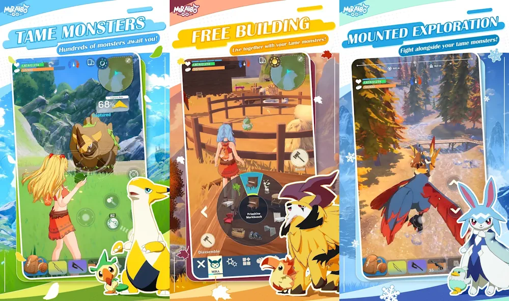 Miraibo GO - New tame monsters game open for pre-registration in Android
