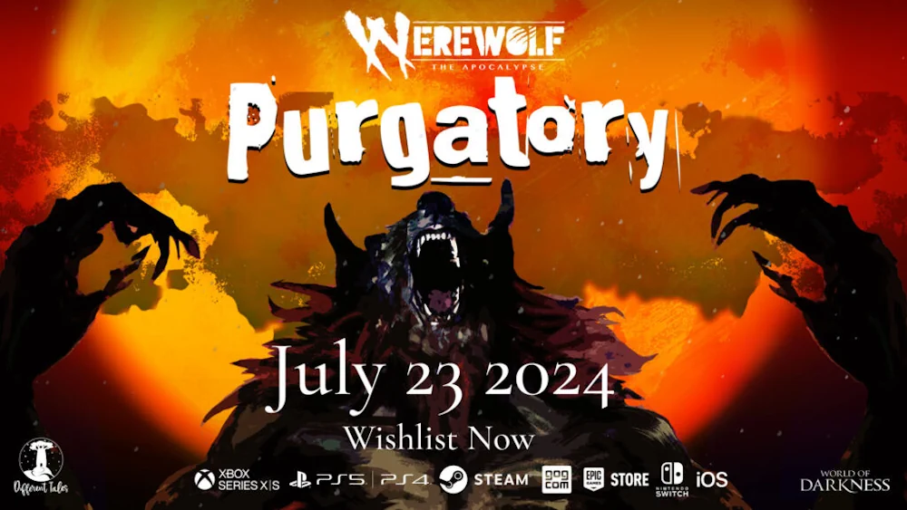 Visual novel Werewolf: The Apocalypse - Purgatory is coming out in July 23